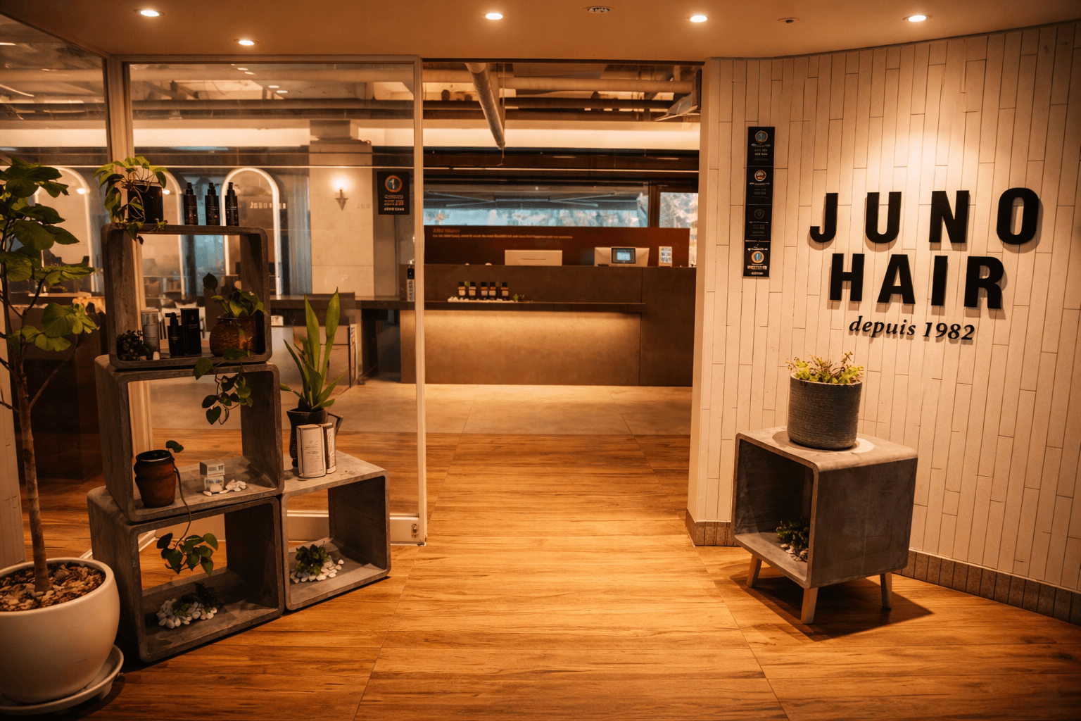 준오헤어 포스코사거리점 내부