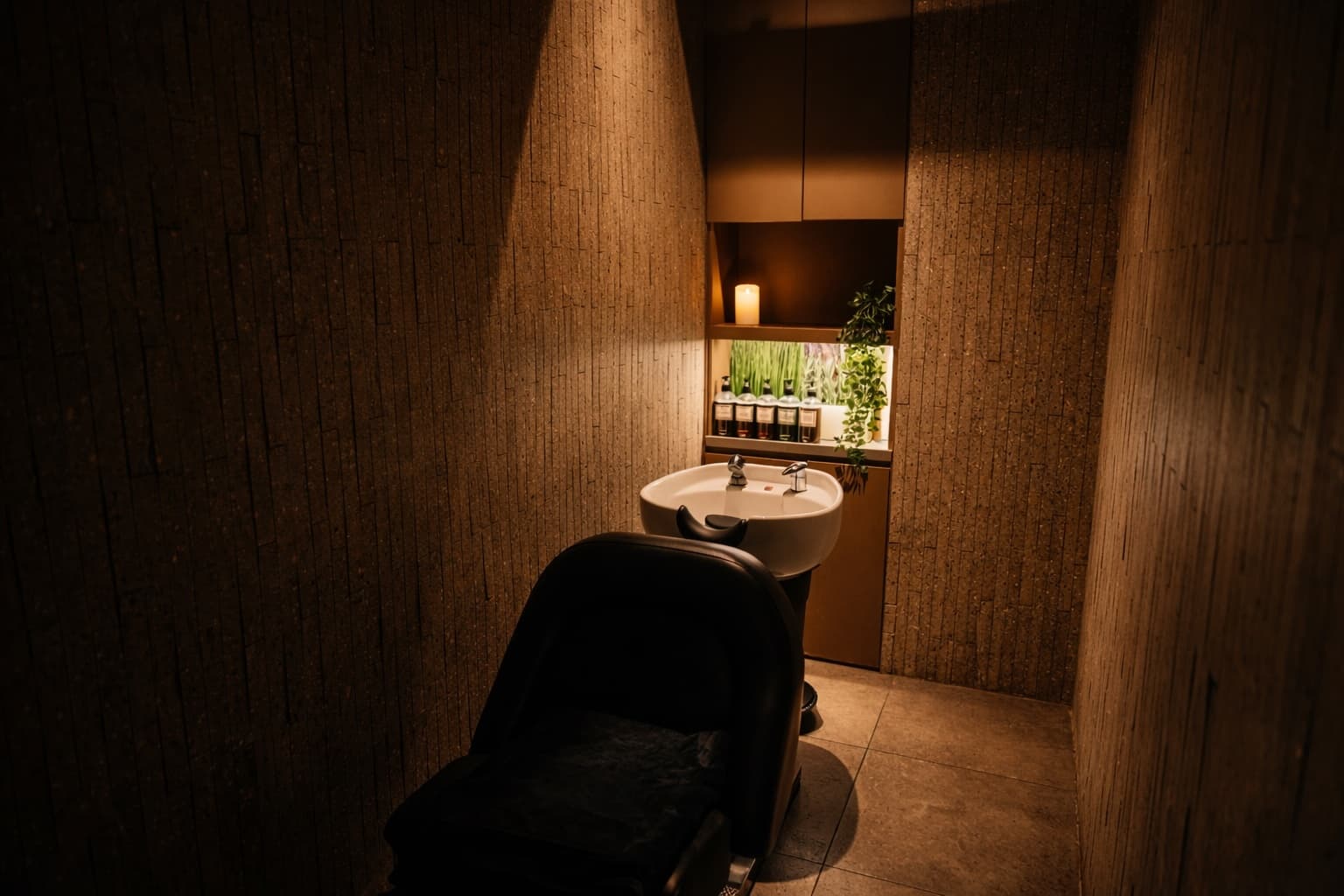 준오헤어 포스코사거리점 프리미엄 샴푸 공간